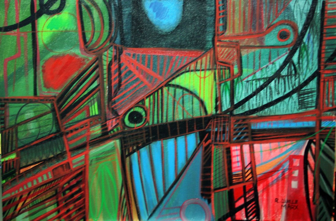 Roberto Burle Marx - Oil on canvas - 40 x 60cm (1 of 2)