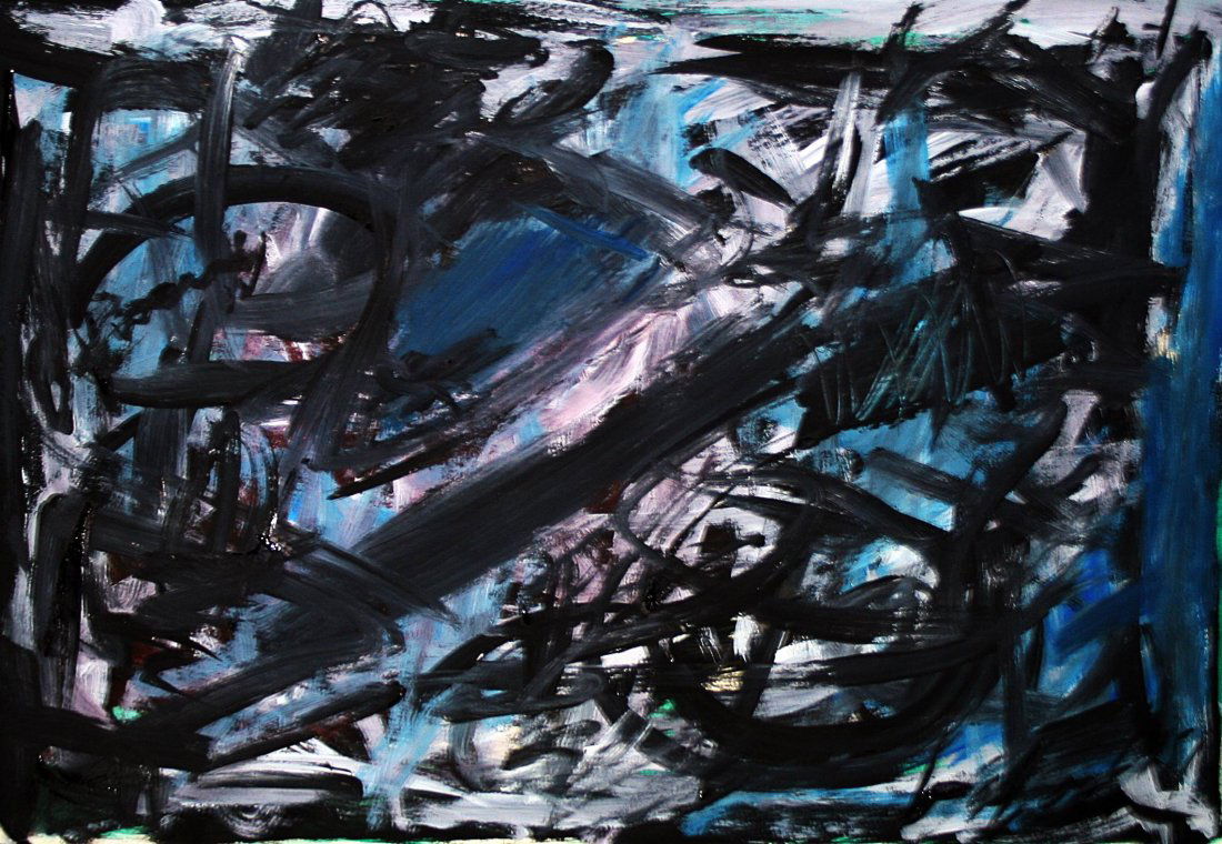 Emilio Vedova - Oil on paper on cardboard - 1951 (1 of 1)