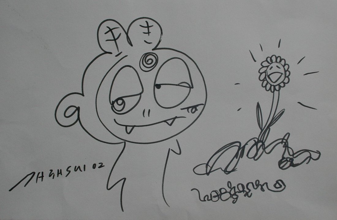 takashi murakami - drawing on paper (1 of 1)