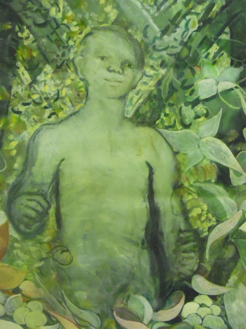 MODERN OIL PAINTING LOUISE ODES 1950 TO 1969: Louise Odes Neaderland (Brooklyn New York born 1932) is represented in special collections of MOMA, The Metropolitan Museum of Art, Getty Center, Brooklyn Museum of Art, Sackner Archive, and Jaffee Ce