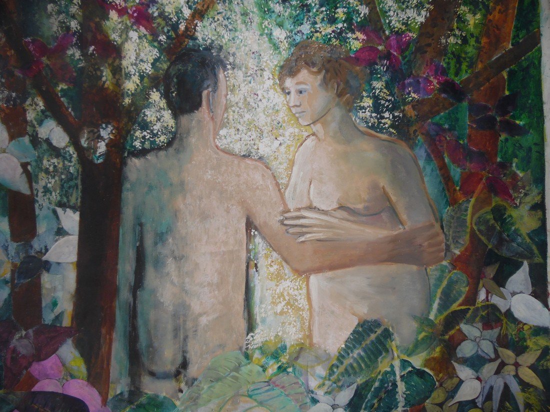 MODERN OIL PAINTING LOUISE ODES 1950 TO 1969: Louise Odes Neaderland (Brooklyn New York born 1932) is represented in special collections of MOMA, The Metropolitan Museum of Art, Getty Center, Brooklyn Museum of Art, Sackner Archive, and Jaffee Ce
