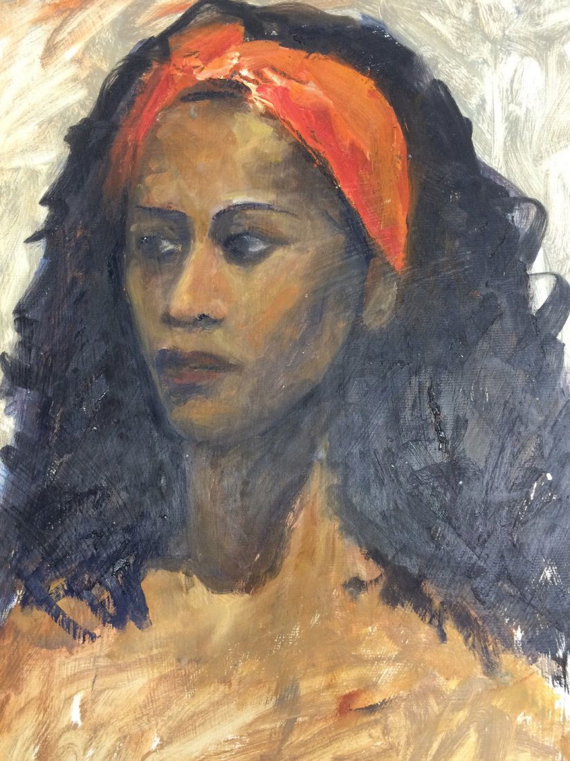 IMPRESSIONIST PORTRAIT OIL PAINTING RALPH NEADERLAND (1 of 1)