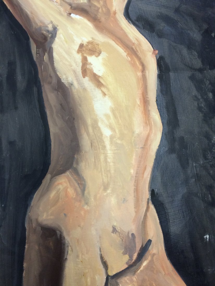 MODERN PORTRAIT OIL PAINTING RALPH NEADERLAND (1 of 1)