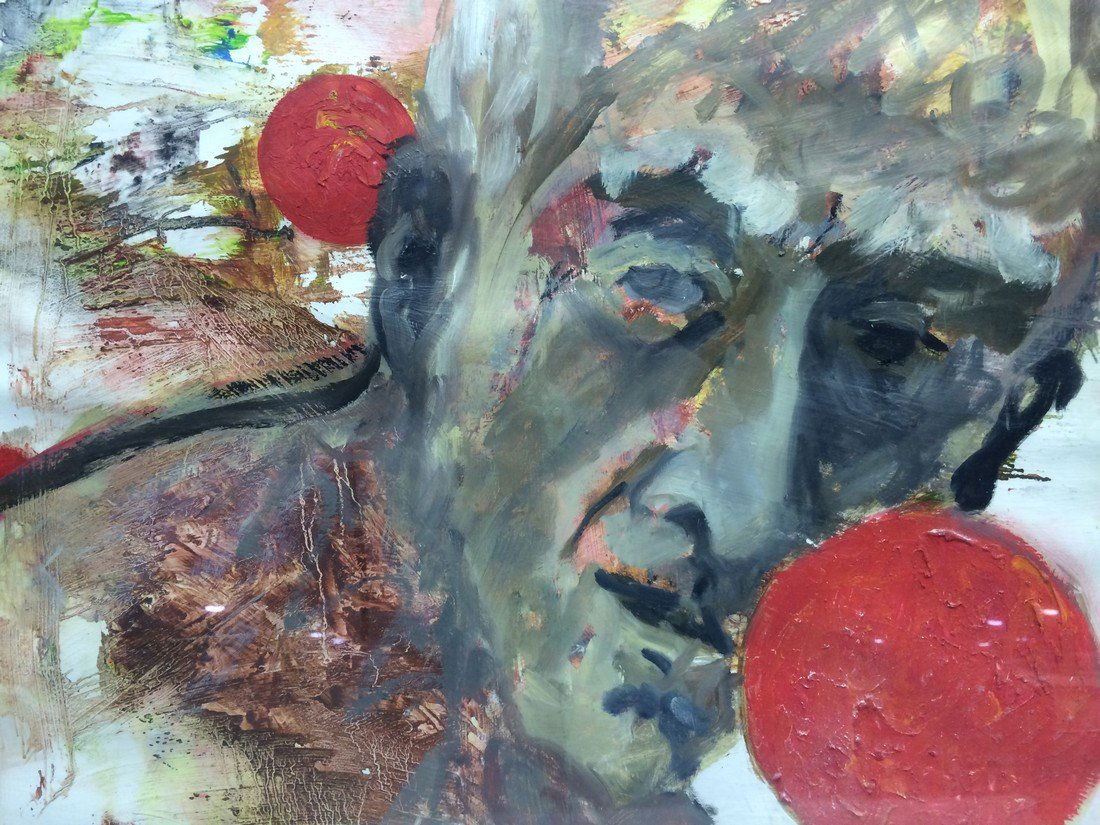 MODERN PORTRAIT OIL PAINTING RALPH NEADERLAND (1 of 1)