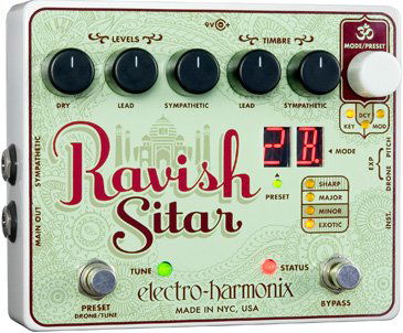 Electro-Harmonix Ravish Sitar Emulation Effect Pedal (1 of 3)