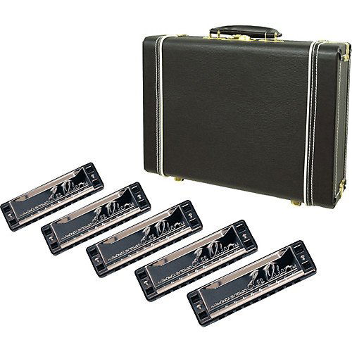 Lee Oskar Harmonica 5-Pack with Hardshell Case (1 of 2)