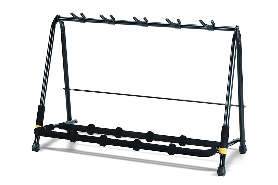 Hercules GS525B Rack Guitar Stand - Displays 5 Guitars (1 of 2)