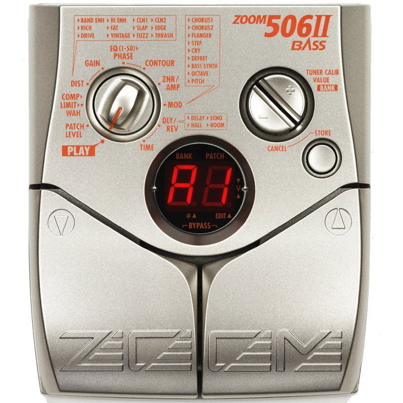 Zoom pedal 506 II Bass  Effects Database (1 of 1)