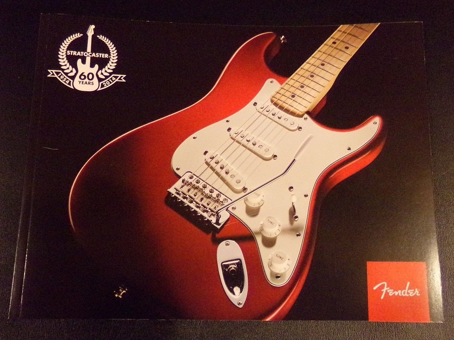 Official Fender 60th Anniversary Stratocaster BOOK: A fantasic collector's item only available with the 2014 American 60th Anniversary Stratocaster. Bid on it today!
