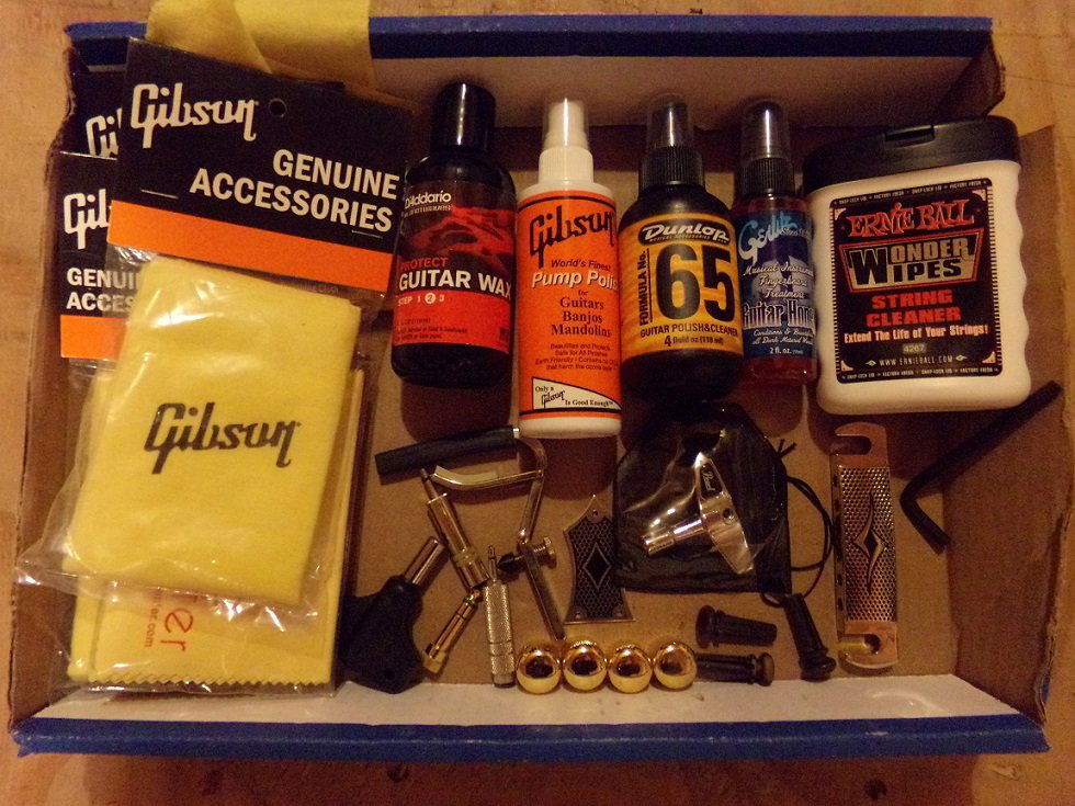 Lot of Guitar Accessories Parts, Cleaners, Wipes ETC. (1 of 2)