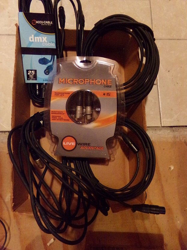 Lot of Cables: DMX , Livewire Microphone Cable  ETC. (1 of 1)