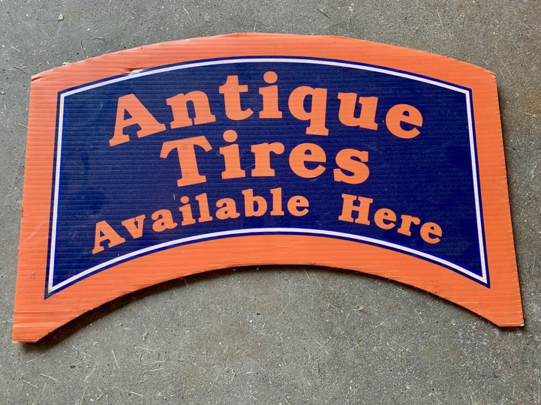 Antique Tires Available Here Sign (1 of 3)