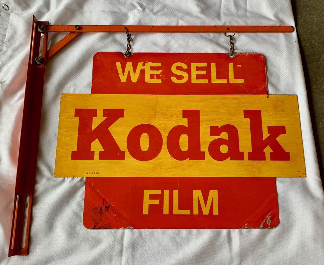 We Sell Kodak Film Sign With Bracket (1 of 4)