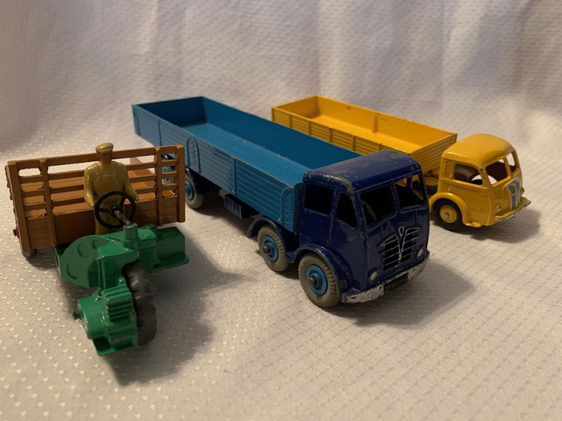 Lot of 3 Dinky Trucks And Tractor (1 of 5)