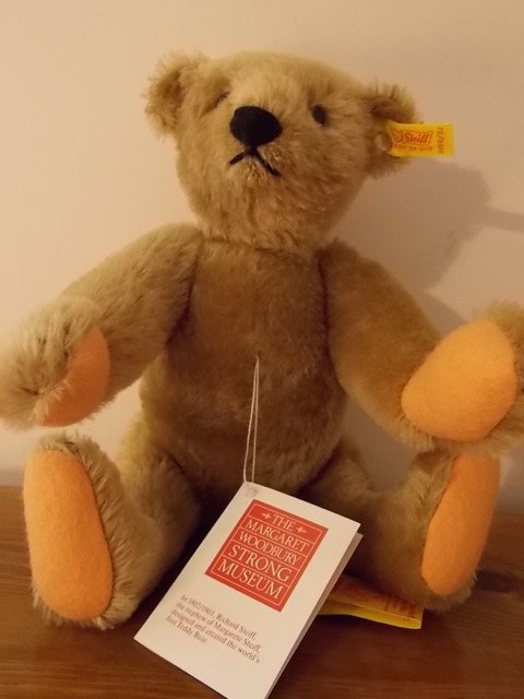 Steiff Margaret Woodbury Strong Museum Bear: Steiff Margaret Woodbury Strong Museum Bear approx. 12 inch