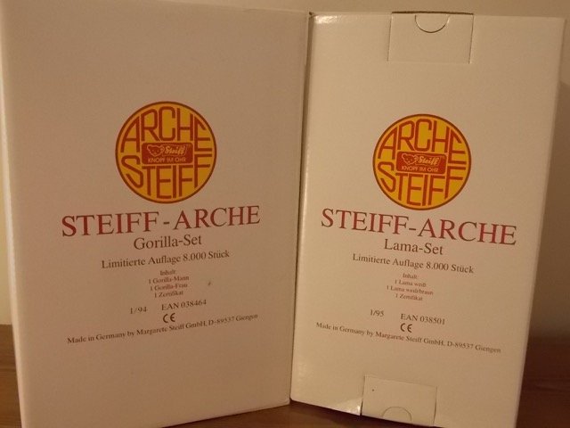 Steiff Arche Gorilla And Llama Set (1 of 5)