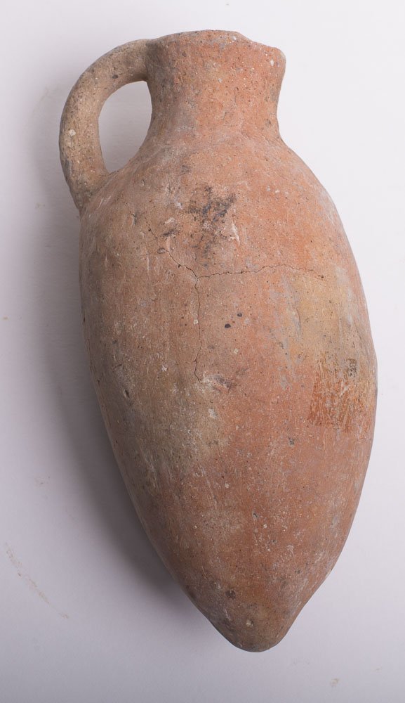 Lot of 2 Ancient Holy Land Pottery Jug/Oil Lamp c1500BC (1 of 3)