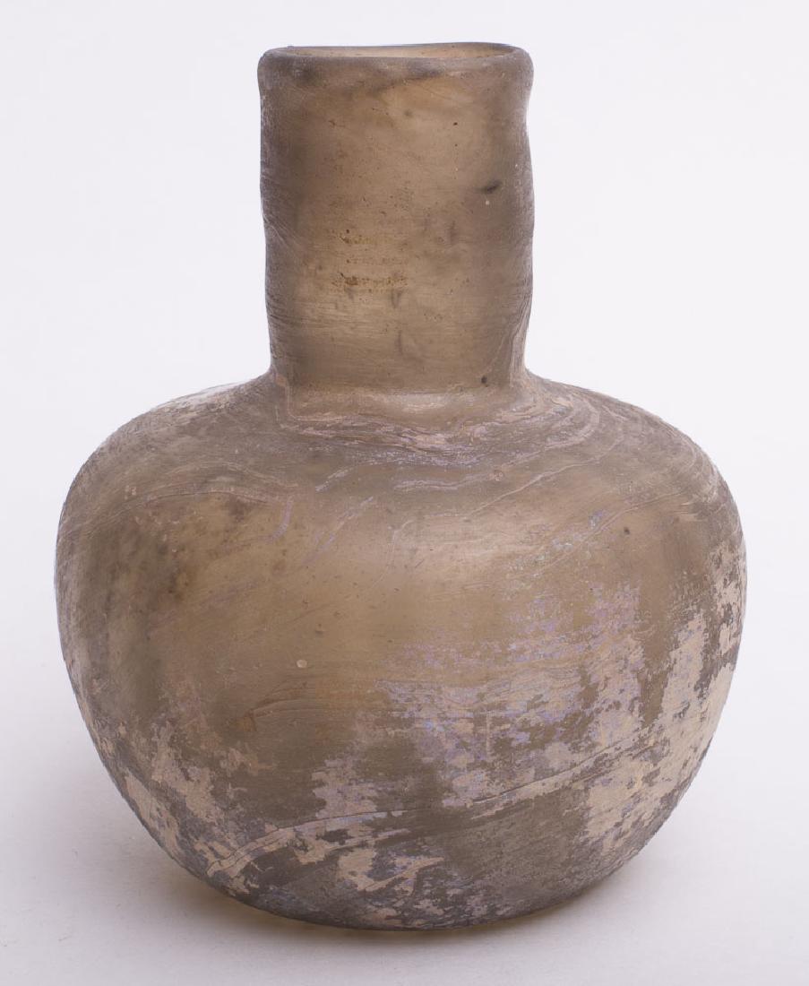 Ancient Islamic Glass Jar c.8th century AD (1 of 3)
