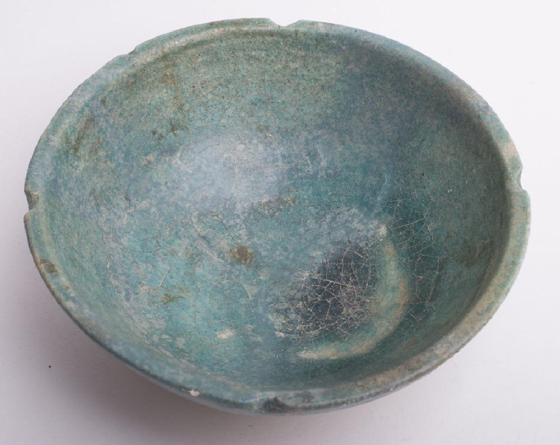 Ancient Persian Kashan Ceramic Bowl c.13th century AD (1 of 3)