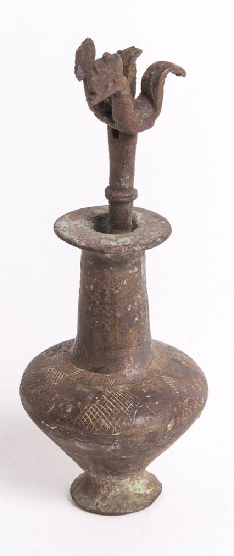 Ancient Luristan Bronze Kohl With Pin c.1000 BC (1 of 2)
