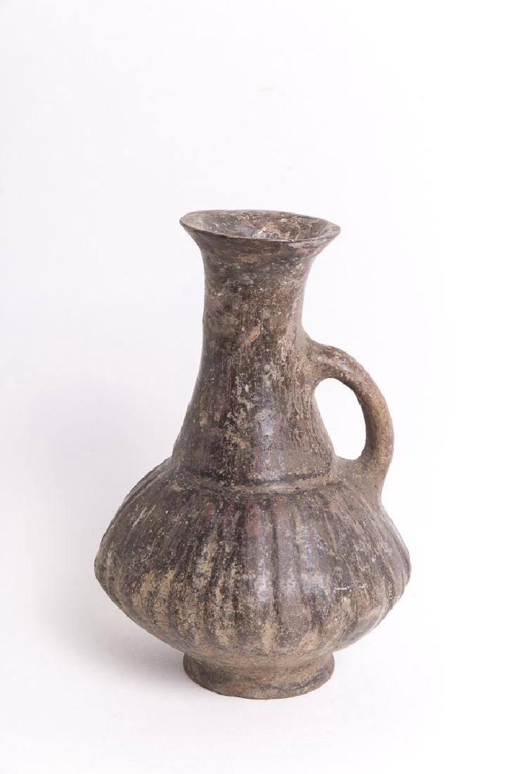 Ancient Cypriot black Pottery Jug c.1550 BC (1 of 2)