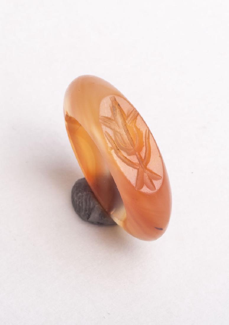 Ancient Sasanian Agate Stone Seal c.5th-6th century AD (1 of 2)