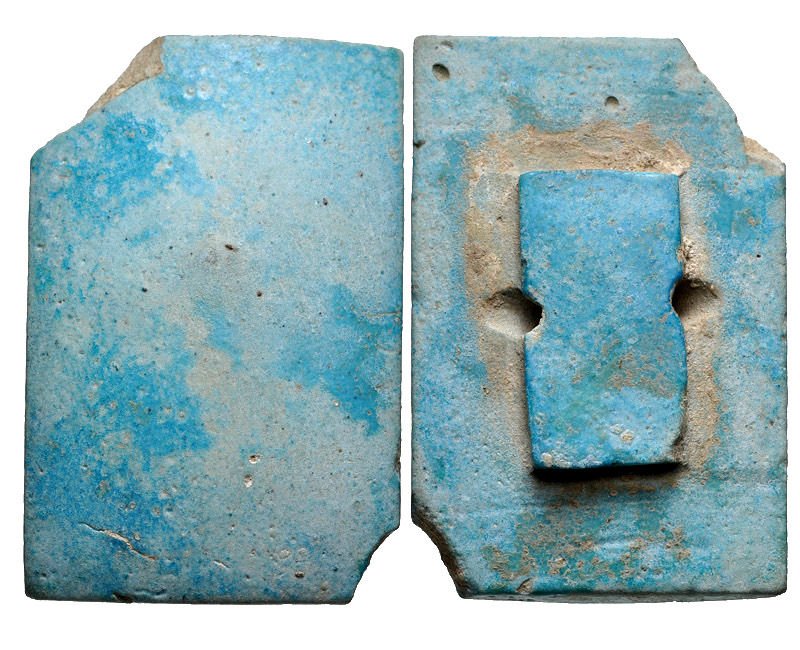 Ancient Egyptian Faience Tile Old Kingdom. 2686-2181 BC (1 of 1)