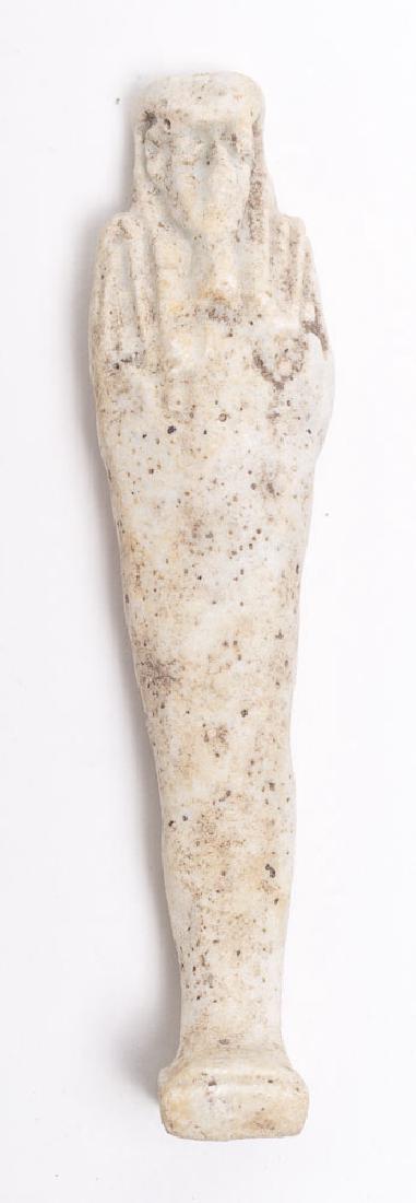 Ancient Egyptian Blue Faience Ushabti c.600 BC. (1 of 2)