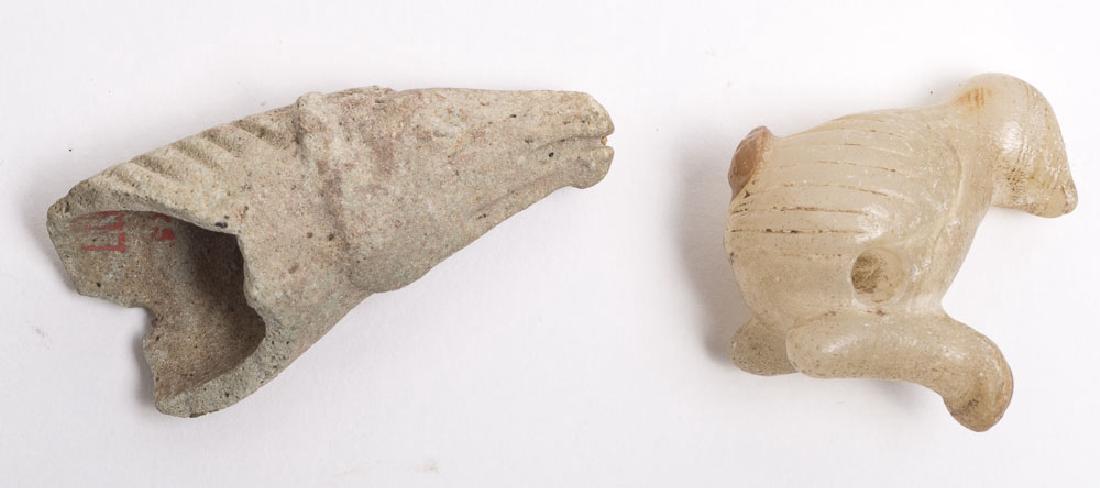 Lot of 2 Ancient Near Eastern clay/Stone Animals c.6th (1 of 2)