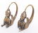 A Pair Of Ancient Near Eastern Gold Earrings c.6th C BC
