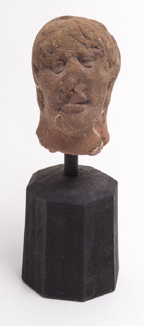 Ancient Roman Egypt Terracotta head c.2nd century AD (1 of 2)