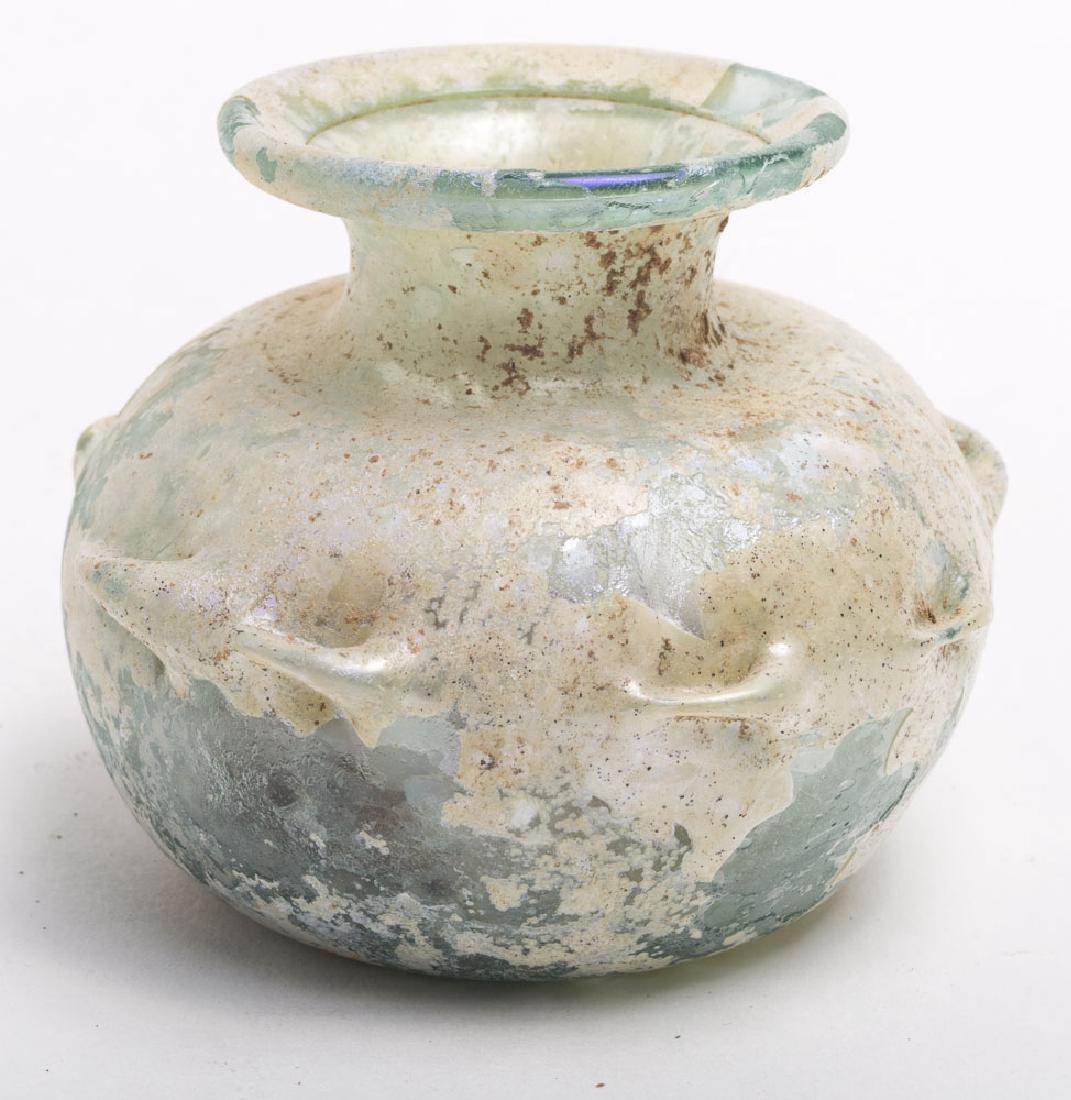 Ancient Roman Glass Jar Ca. 2nd-4th century A.D. (1 of 1)