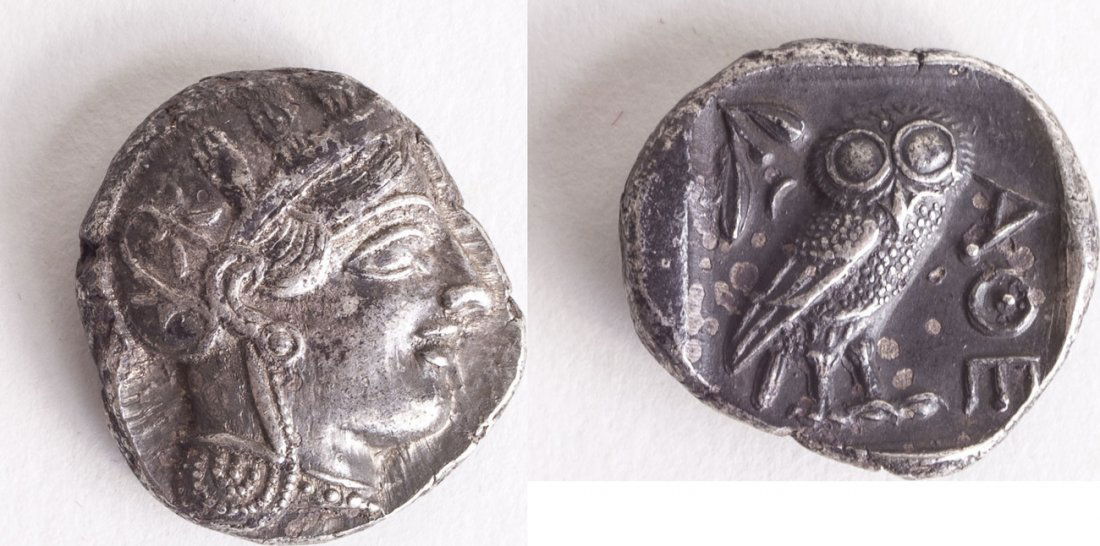 Ancient ATTICA, Athens. Circa 454-404 BC.AR Tetradrachm (1 of 1)