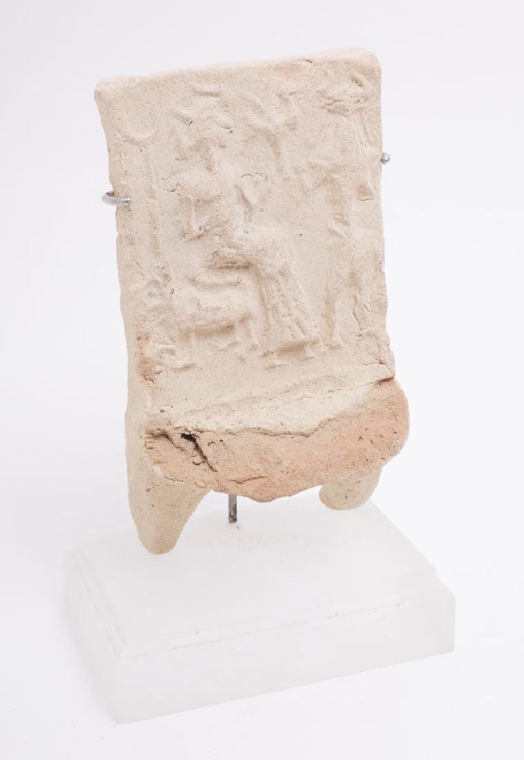 Ancient Mesopotamia Terracotta Plaque Chariot with god (1 of 5)