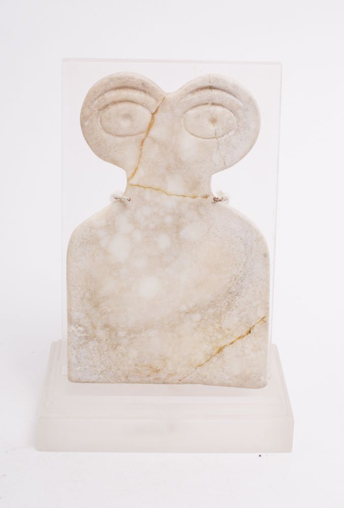 Ancient Tel Brak Marble Eye Idol c.4th Millennium BC (1 of 1)