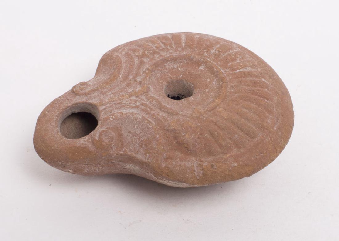 Ancient Roman Egypt Terracotta Oil Lamp c.200 AD (1 of 1)