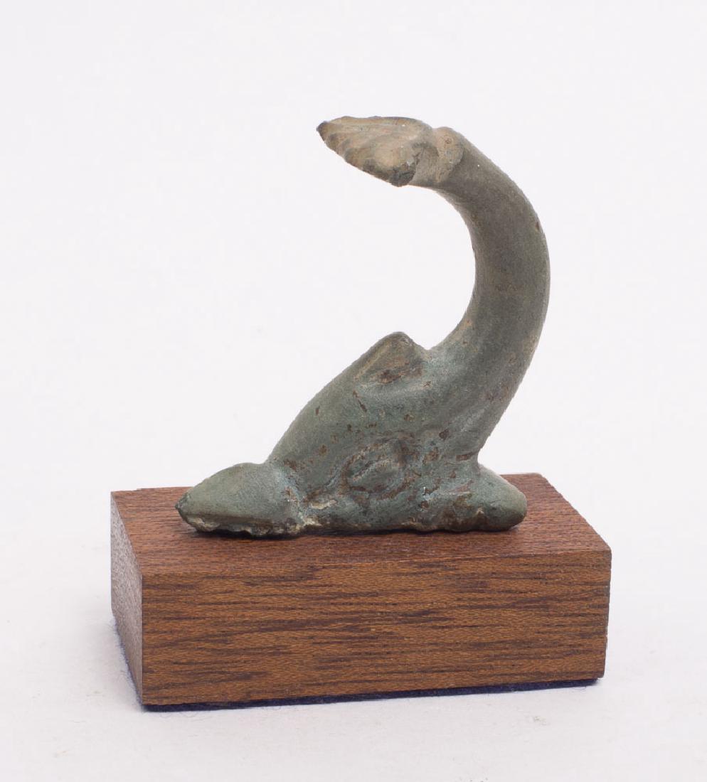 Ancient Roman Bronze Dolphin c.1st-2nd cent AD (1 of 2)