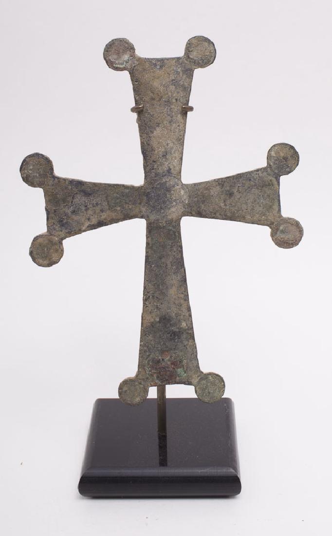 Ancient Byzantine Bronze Cross c.5th-6th cent AD (1 of 2)