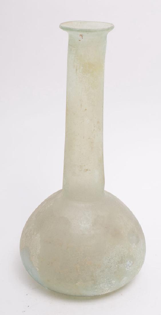 Large Ancient Roman Glass Bottle c.1st-2nd century AD. (1 of 1)