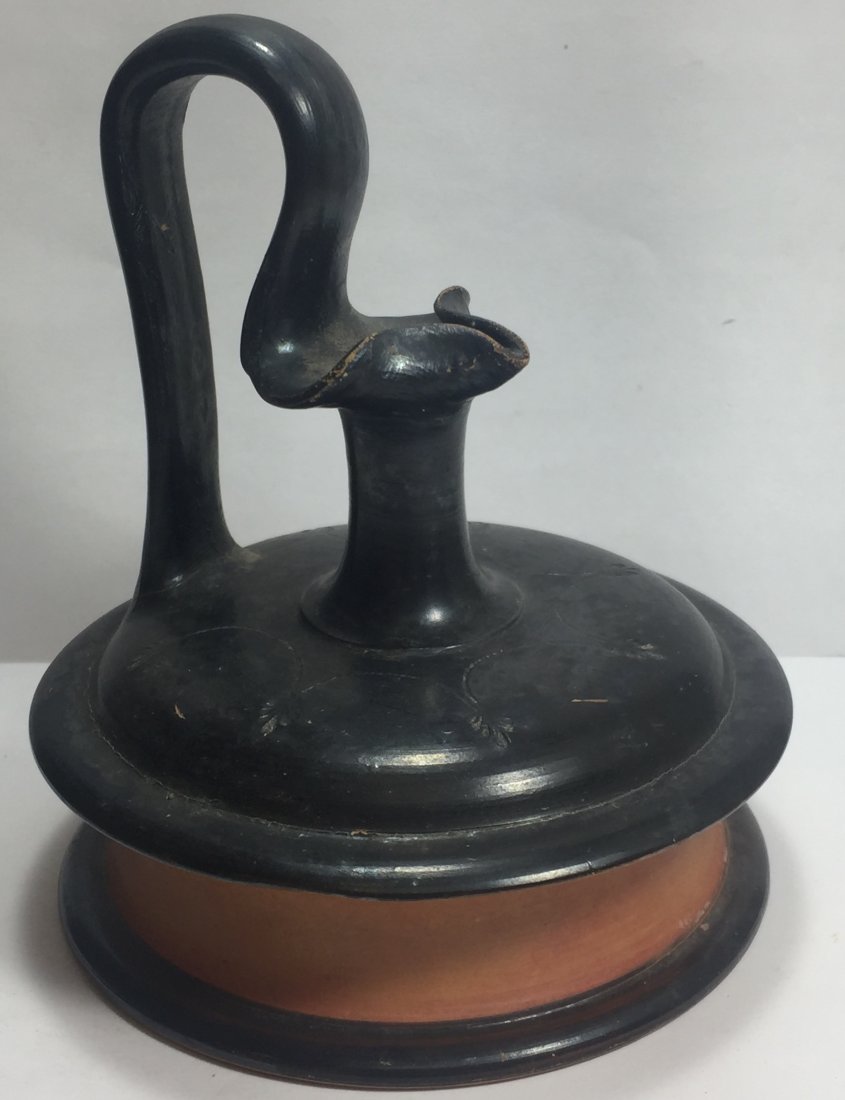 Ancient Apulian Pottery Jug c.4th century BC (1 of 2)