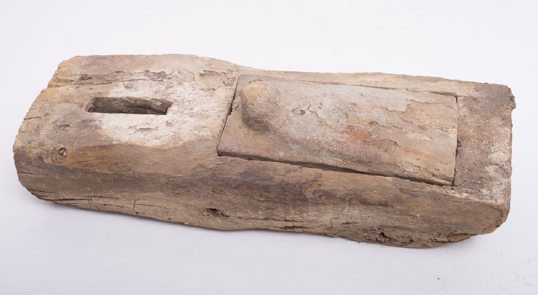 Ancient Egyptian Wood Base of Ptah Soker Osiris c.620 B (1 of 2)