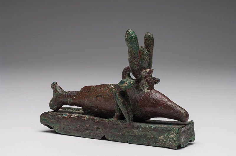 Large Ancient Egyptian Bronze Fish Oxyrhnychos (1 of 4)