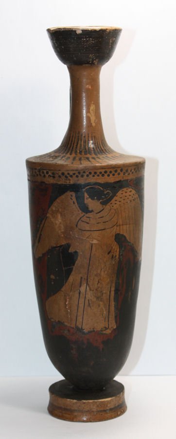 Ancient Attic Pottery Lekythos Ca. 5th Century BC. (1 of 3)