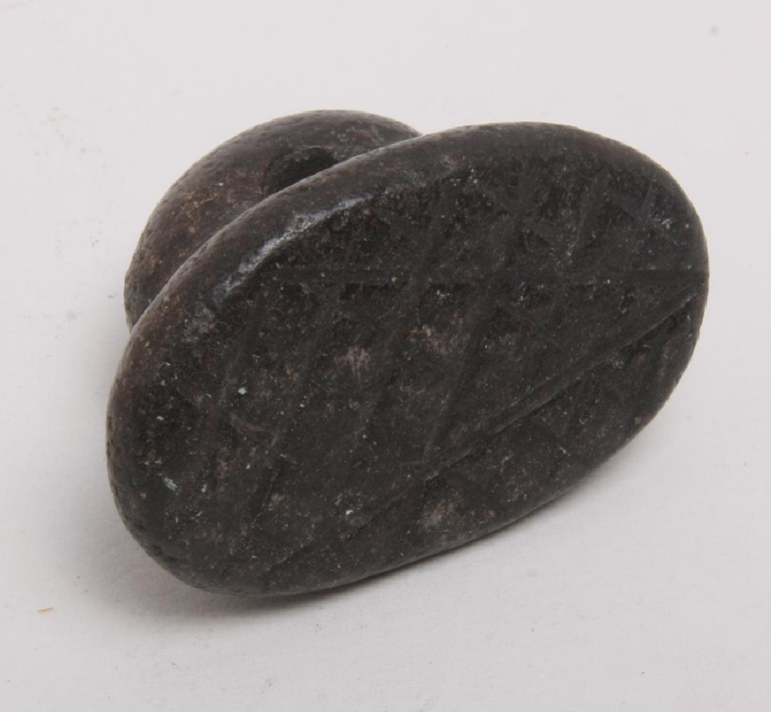 Ancient Anatolian Black Stone Seal c.3500-3100 BC (1 of 1)