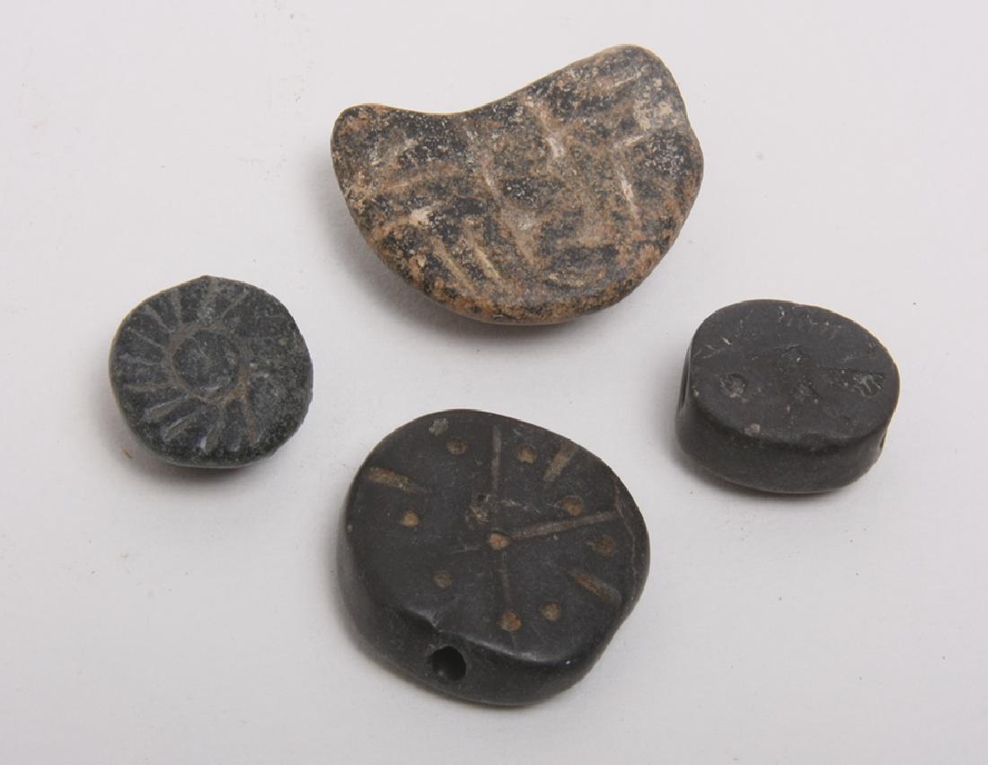 4 Ancient Anatolian Black Stone Seals c.3500-3100 BC (1 of 1)