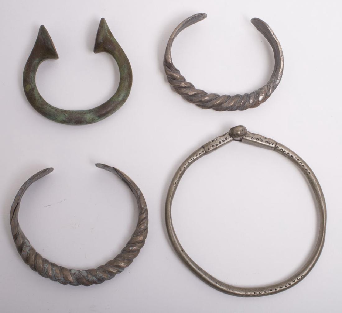 Lot of 3 Ancient Sasanian Silver Bracelets c.6th cen AD (1 of 1)
