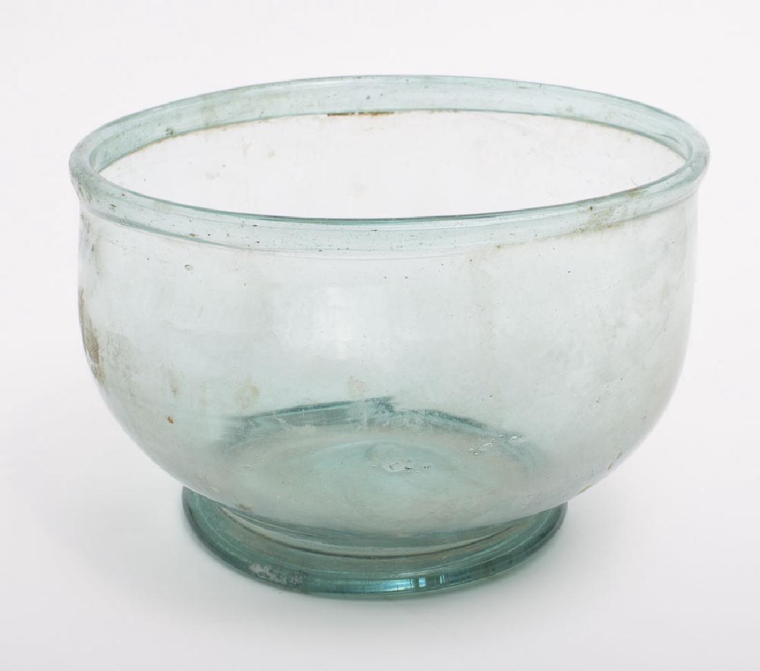 Large Ancient Roman Blue Glass Bowl c.1st-2nd Cent AD (1 of 1)