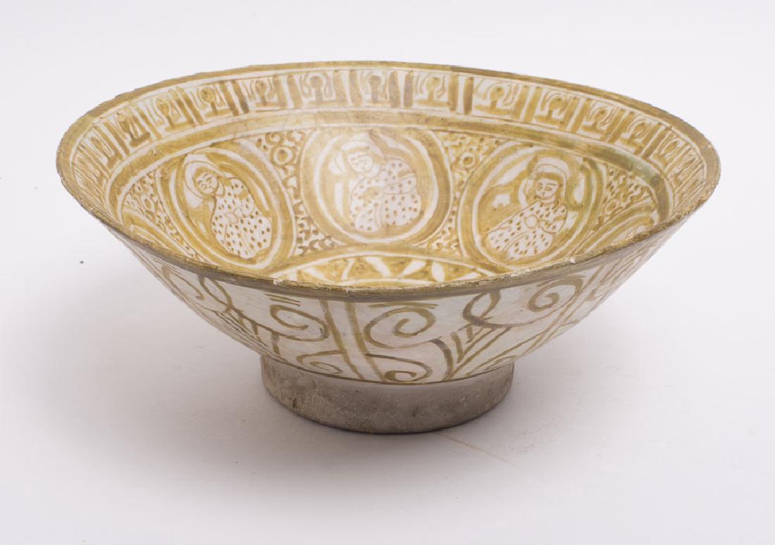 Ancient Persian Luster ware Ceramic Bowl c.13th century (1 of 2)