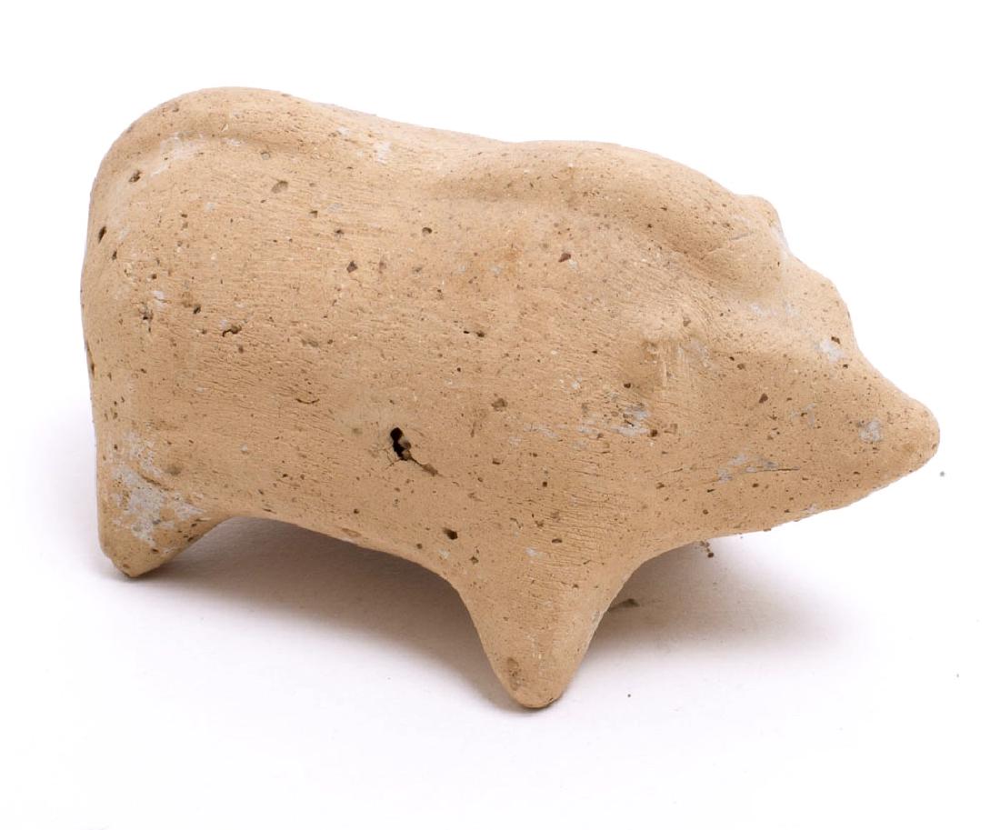 Ancient Roman Hollow Pottery Boar c.1st-2nd century AD (1 of 2)
