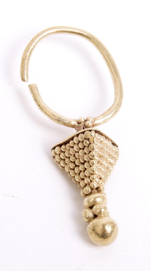 Ancient Roman Gold Single Earring c.1st-4th cent (1 of 2)